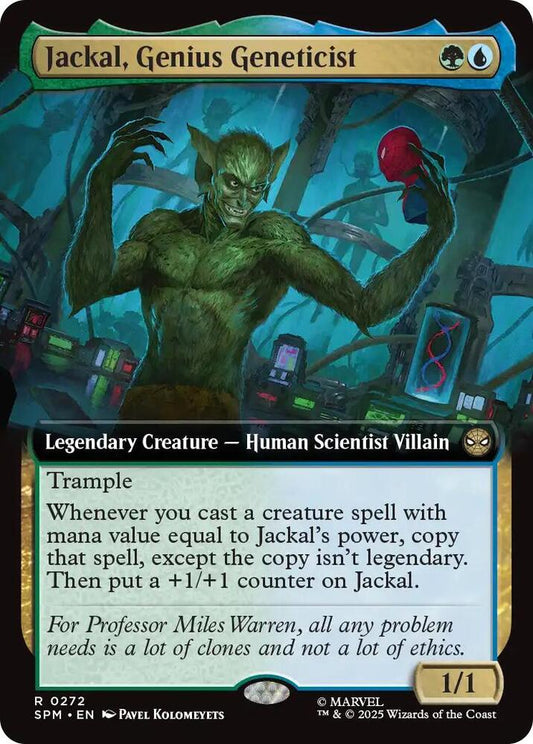 Jackal, Genius Geneticist (Extended Art) 272 Rare Marvel's Spider-Man NM/M