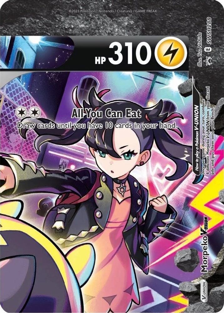 Morpeko V-Union SWSH288 Promo Sword & Shield Promo Holo NM/M