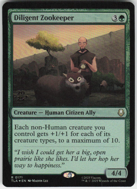 Diligent Zookeeper (Foil) R Prerelease Cards 171 NM