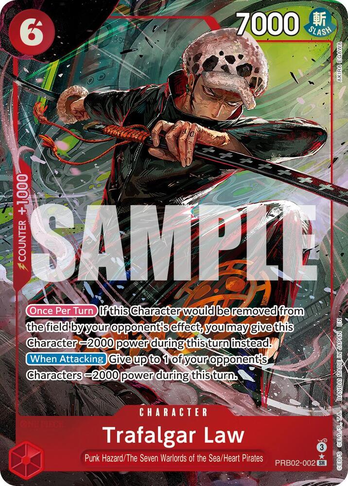 Trafalgar Law (Alternate Art) PRB02-002 Premium Booster -The Best- Vol. 2 NM/M