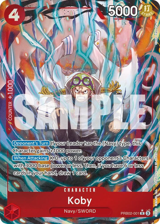 Koby (Alternate Art) PRB02-001 Rare Premium Booster -The Best- Vol. 2 NM/M