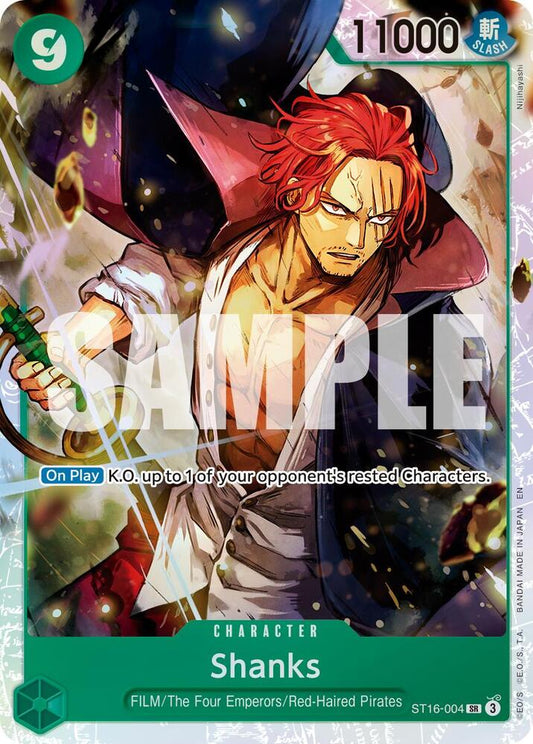 Shanks (Reprint) ST16-004 Super Rare Premium Booster -The Best- Vol. 2 NM/M