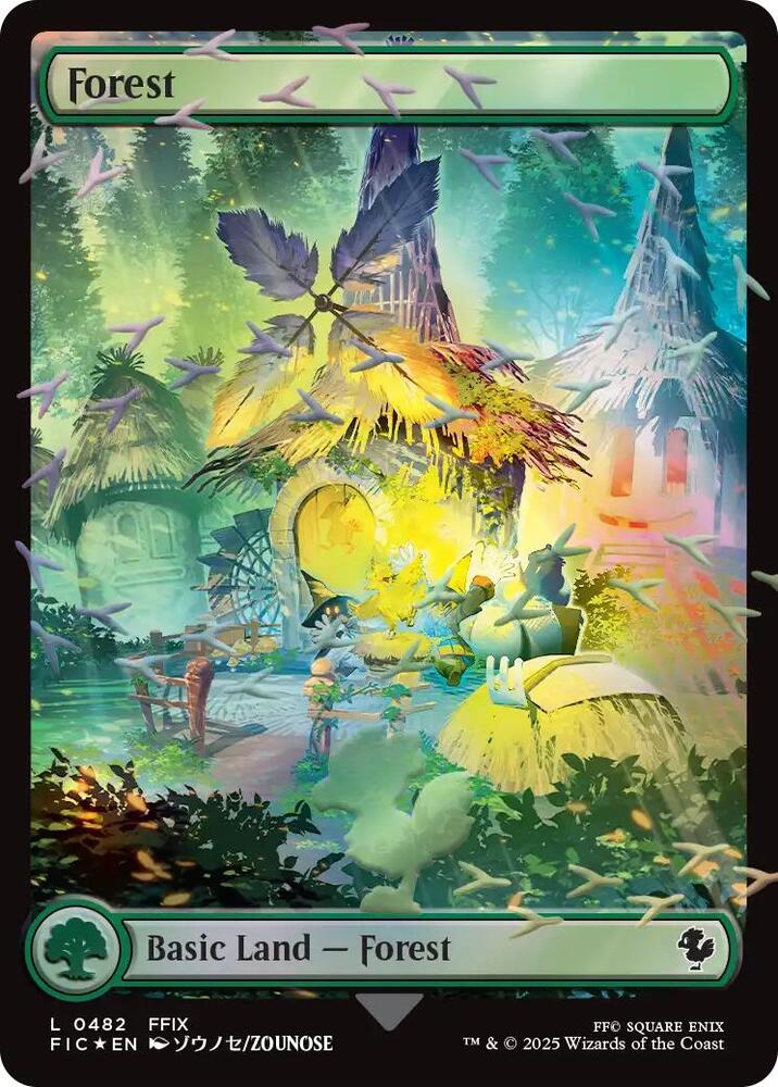 Forest (Chocobo Track Foil) 482 Land Commander: FINAL FANTASY Foil NM/M