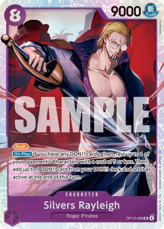 Silvers Rayleigh OP13-066 Super Rare Carrying On His Will NM/M