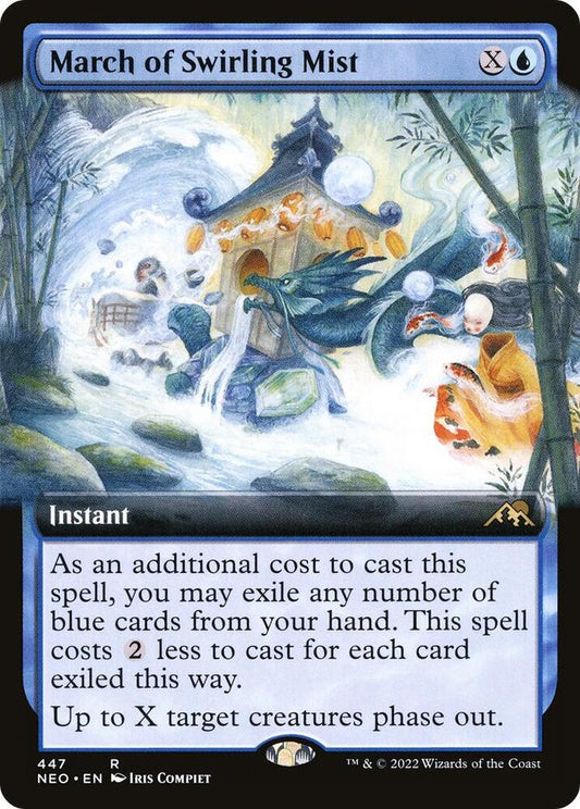March of Swirling Mist (Extended Art) 447 Rare Kamigawa: Neon Dynasty NM/M