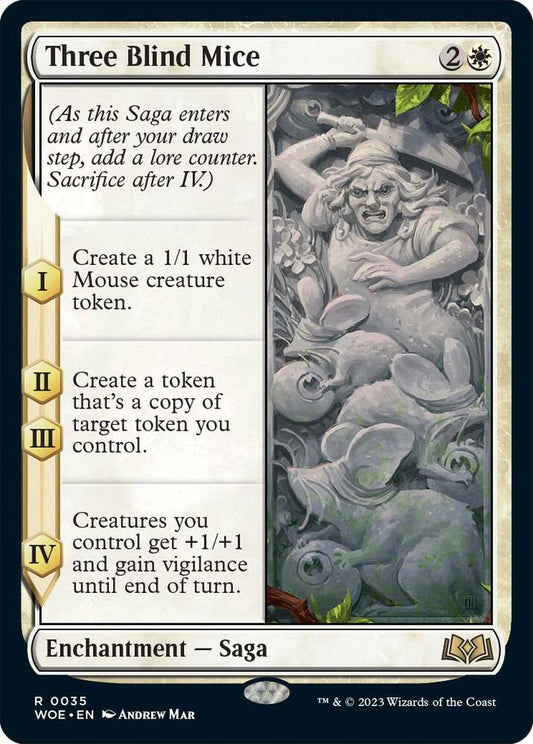 Three Blind Mice 35 Rare Wilds of Eldraine NM/M