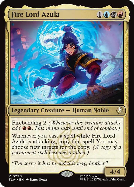 Fire Lord Azula 220 Rare Avatar: The Last Airbender NM/M