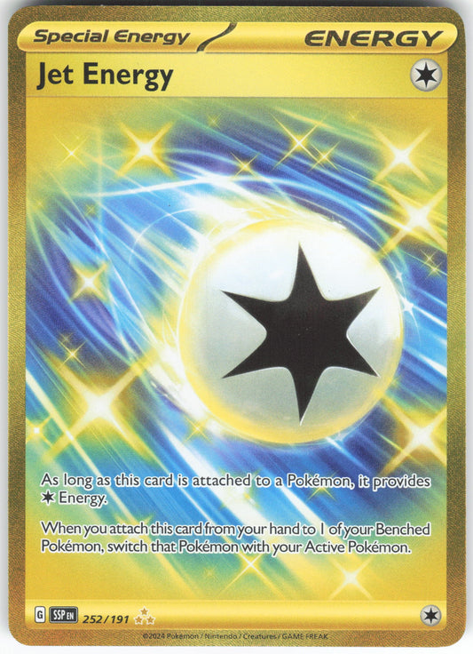 Jet Energy Hyper Rare SV08: Surging Sparks 252/191 NM