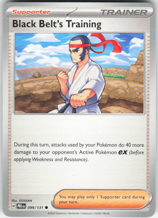 Black Belt's Training - Common SV: Prismatic Evolutions 099/131 NM