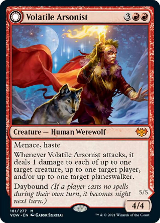 Volatile Arsonist 181 Foil Mythic Innistrad: Crimson Vow NM/M