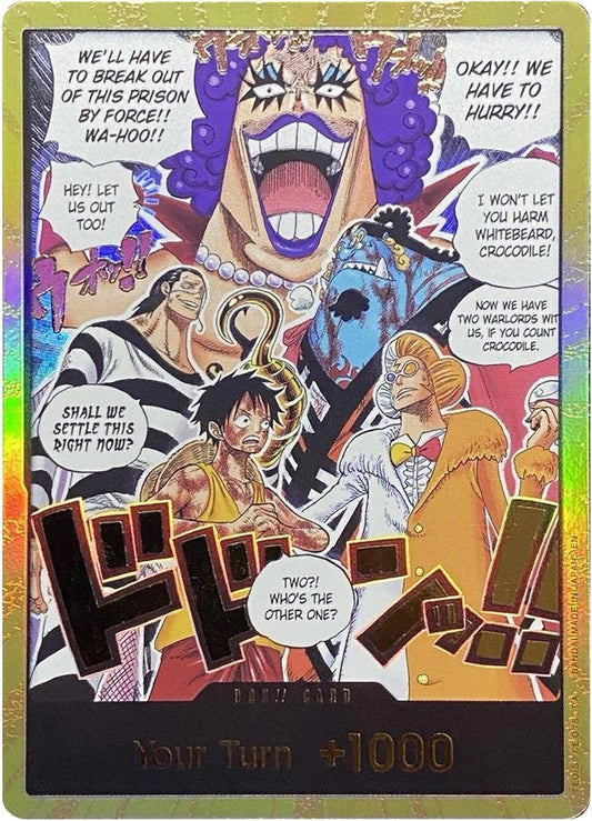 DON!! Card (Alternate Art) (Gold) DON!! The Time of Battle NM/M