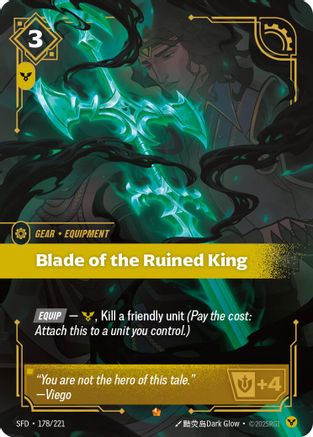 Blade of the Ruined King 178/221 Epic Spiritforged NM/M