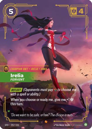 Irelia 057/221 Epic Spiritforged NM/M