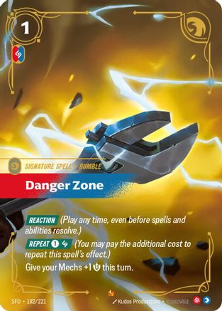 Danger Zone 182/221 Epic Spiritforged NM/M