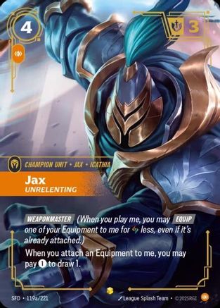 Jax 119a/221 Showcase Spiritforged NM/M