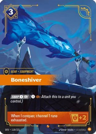 Boneshiver 118/221 Epic Spiritforged NM/M