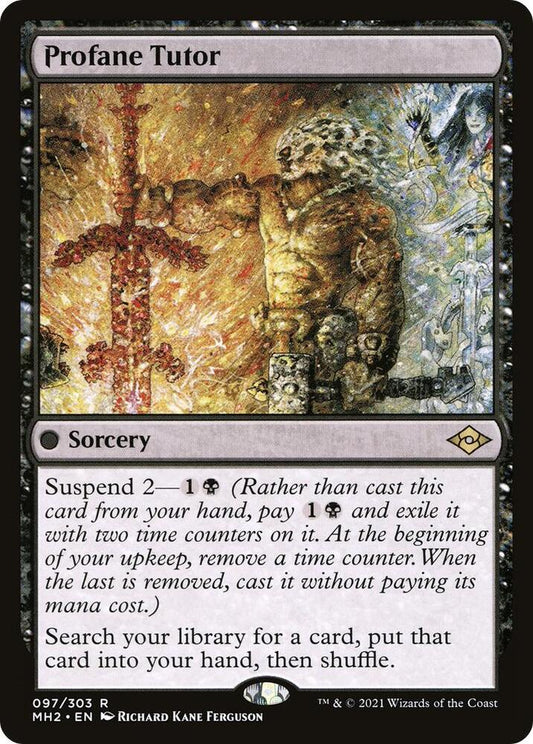 Profane Tutor 97 Rare Modern Horizons 2 NM/M