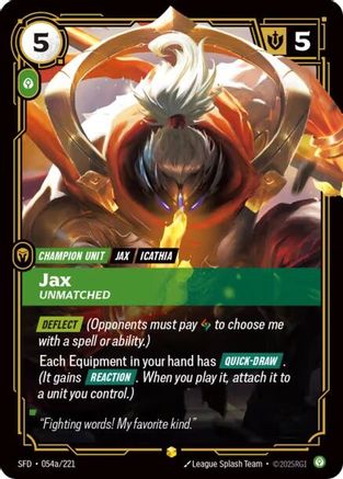 Jax 054a/221 Showcase Spiritforged NM/M