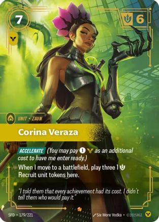 Corina Veraza 179/221 Epic Spiritforged NM/M