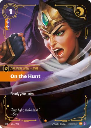 On the Hunt 204/221 Epic Spiritforged NM/M