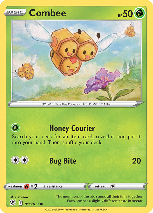 Combee 011/189 Common Reverse Holo Astral Radiance NM/LP