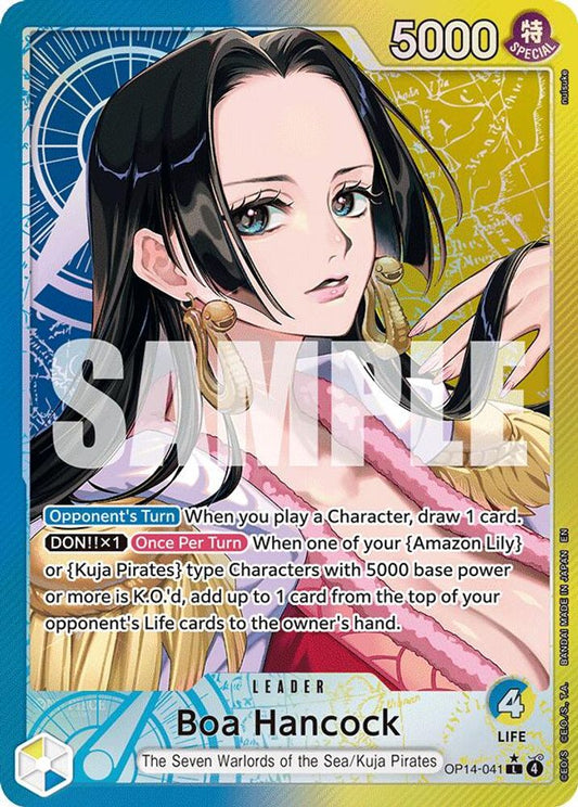 Boa Hancock OP14-041 Leader Foil The Azure Sea's Seven NM/M