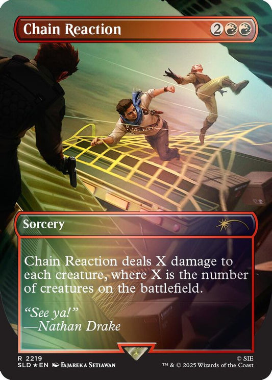 Chain Reaction (Rainbow Foil) 2219 Rare Secret Lair Drop Series Holo NM/M