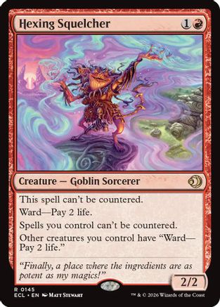 Hexing Squelcher 145 Rare Lorwyn Eclipsed Foil NM/M
