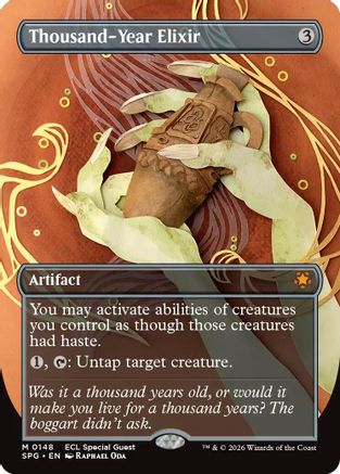 Thousand-Year Elixir (Borderless) 148 Mythic Special Guests Foil NM/M