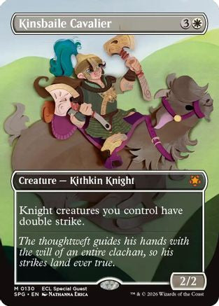 Kinsbaile Cavalier (Borderless) 130 Mythic Special Guests Foil NM/M