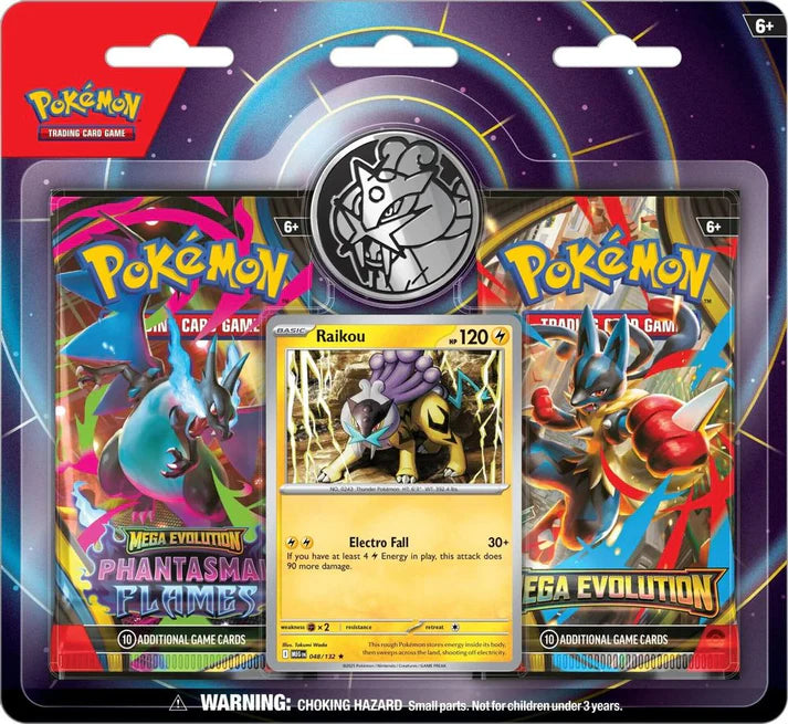 Pokemon TCG 2 Pack Blister - Raikou