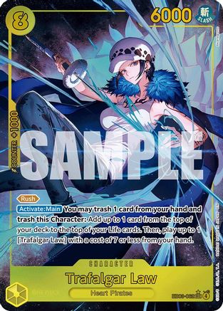 Trafalgar Law (Alternate Art) EB03-062 Extra Booster: One Piece Heroines Edition NM/M