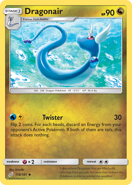 Dragonair 118/181 Uncommon Team Up NM/M
