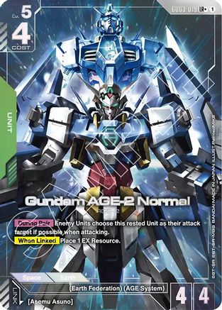 Gundam AGE-2 Normal (LR+) GD03-019 LR+ Steel Requiem NM/M