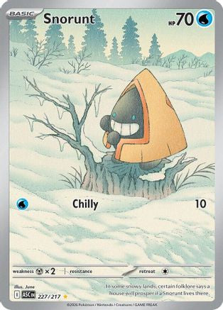 Snorunt 227/217 Illustration Rare Ascended Heroes NM/M