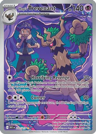 Hop's Trevenant 237/217 Illustration Rare Ascended Heroes NM/M