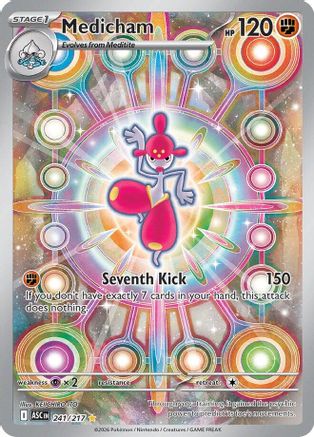 Medicham 241/217 Illustration Rare Ascended Heroes NM/M
