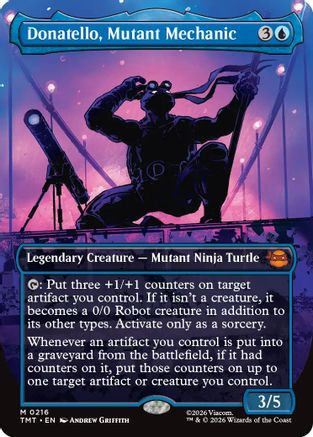 Donatello, Mutant Mechanic (Borderless) 0216 Teenage Mutant Ninja Turtles NM/M