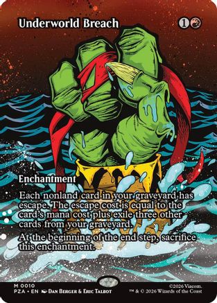 Underworld Breach (Borderless) 10 Mythic Teenage Mutant Ninja Turtles NM/M