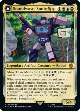 Soundwave, Sonic Spy 14 Mythic Universes Beyond: Transformers NM/M