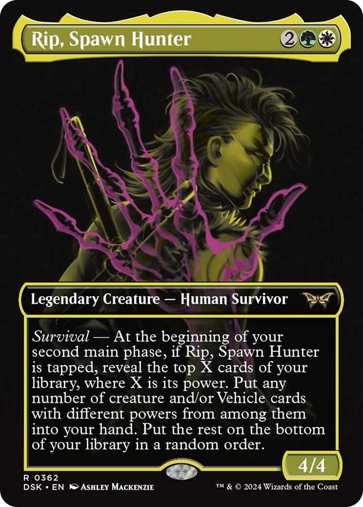 Rip, Spawn Hunter (Showcase) 362 Rare Duskmourn: House of Horror Foil NM/M