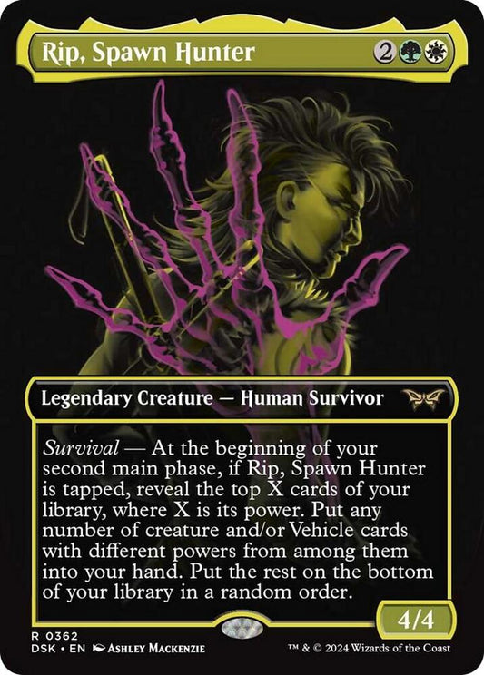 Rip, Spawn Hunter (Showcase) 362 Rare Duskmourn: House of Horror Foil NM/M
