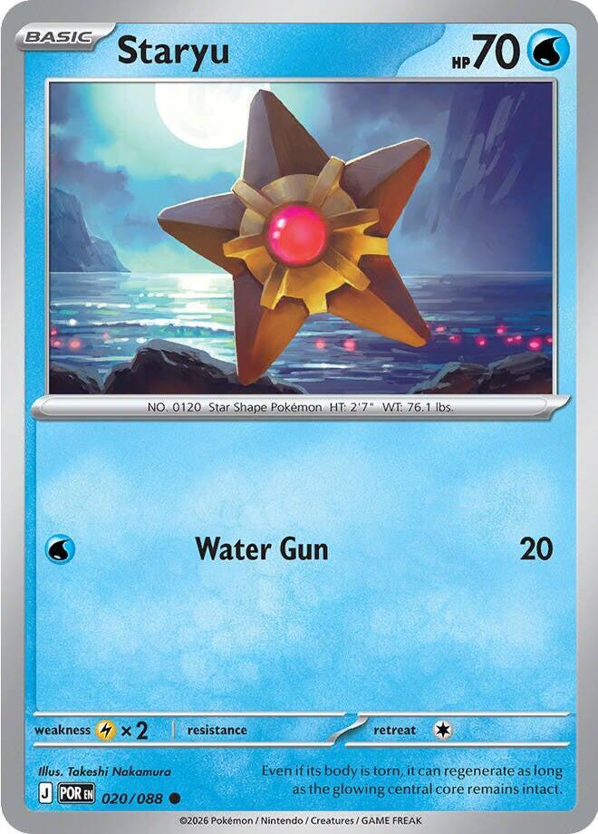 Staryu 020/088 Common ME03: Perfect Order NM
