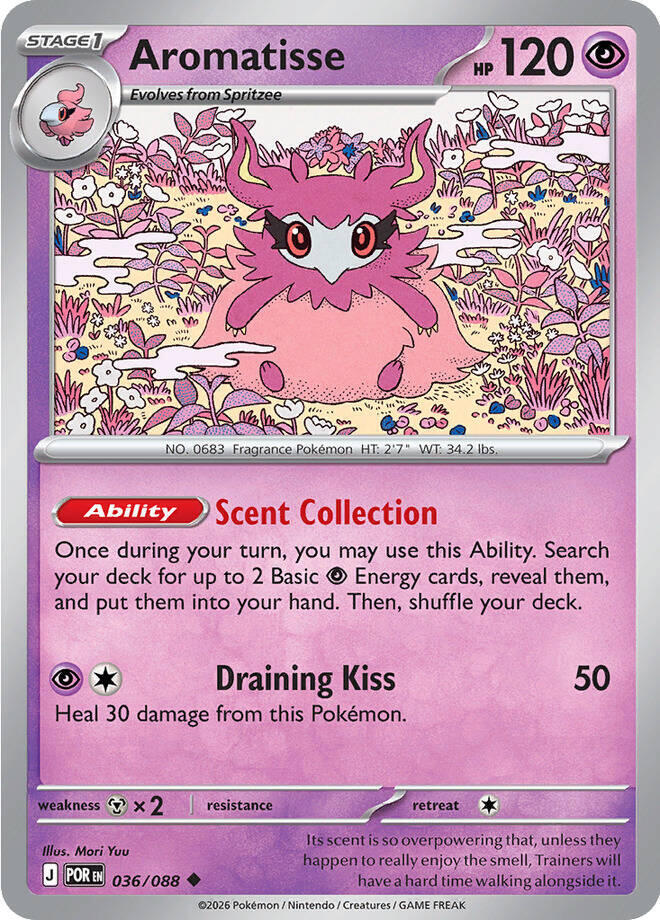 Aromatisse 036/088 Uncommon ME03: Perfect Order NM