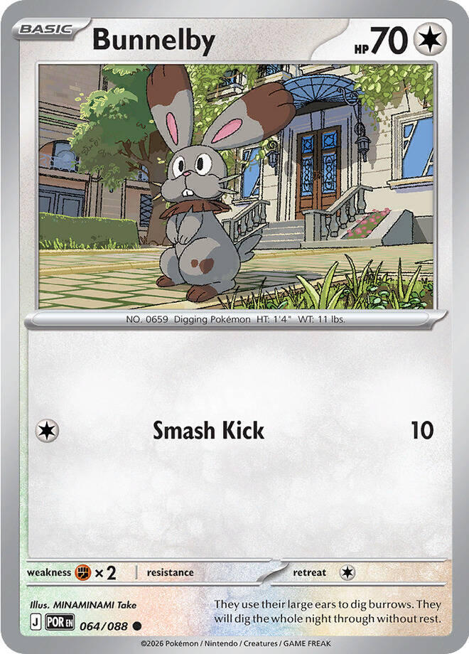 Bunnelby 064/088 Common ME03: Perfect Order NM