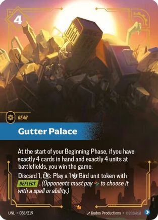 Gutter Palace 088/219 Epic Unleashed NM/M