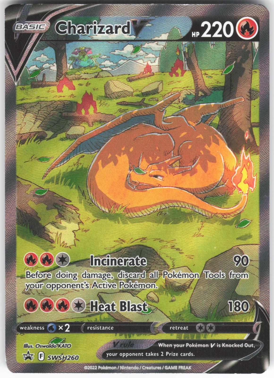 Charizard V SWSH260 Promo Sword & Shield Promo Holo LP