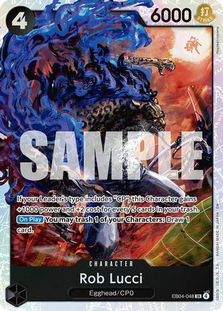 Rob Lucci EB04-048 Super Rare Adventure on Kami's Island NM/M