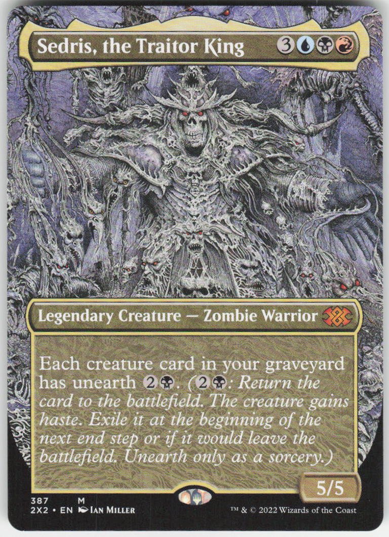 Sedris, the Traitor King (Borderless) M Double Masters 2022 387 NM