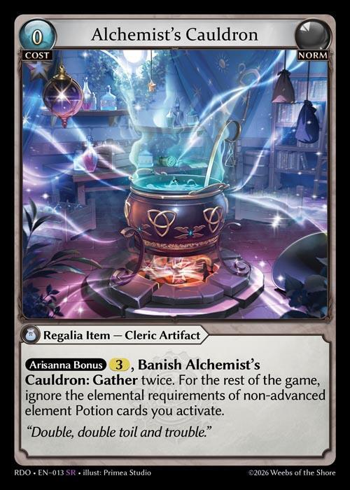 Alchemist's Cauldron 013 Super Rare Radiant Origins NM